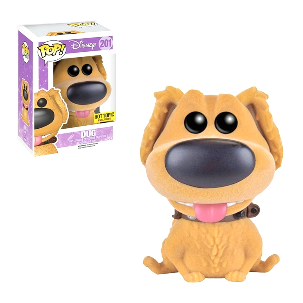 Funko POP! Disney | Hot Topic Exclusive | Dug (Flocked)